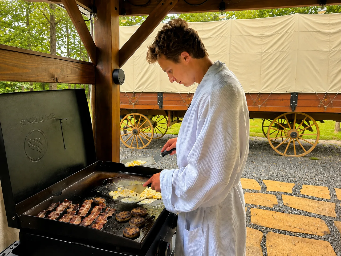 Breakfast on the Blackstone at Blue Pond Retreat