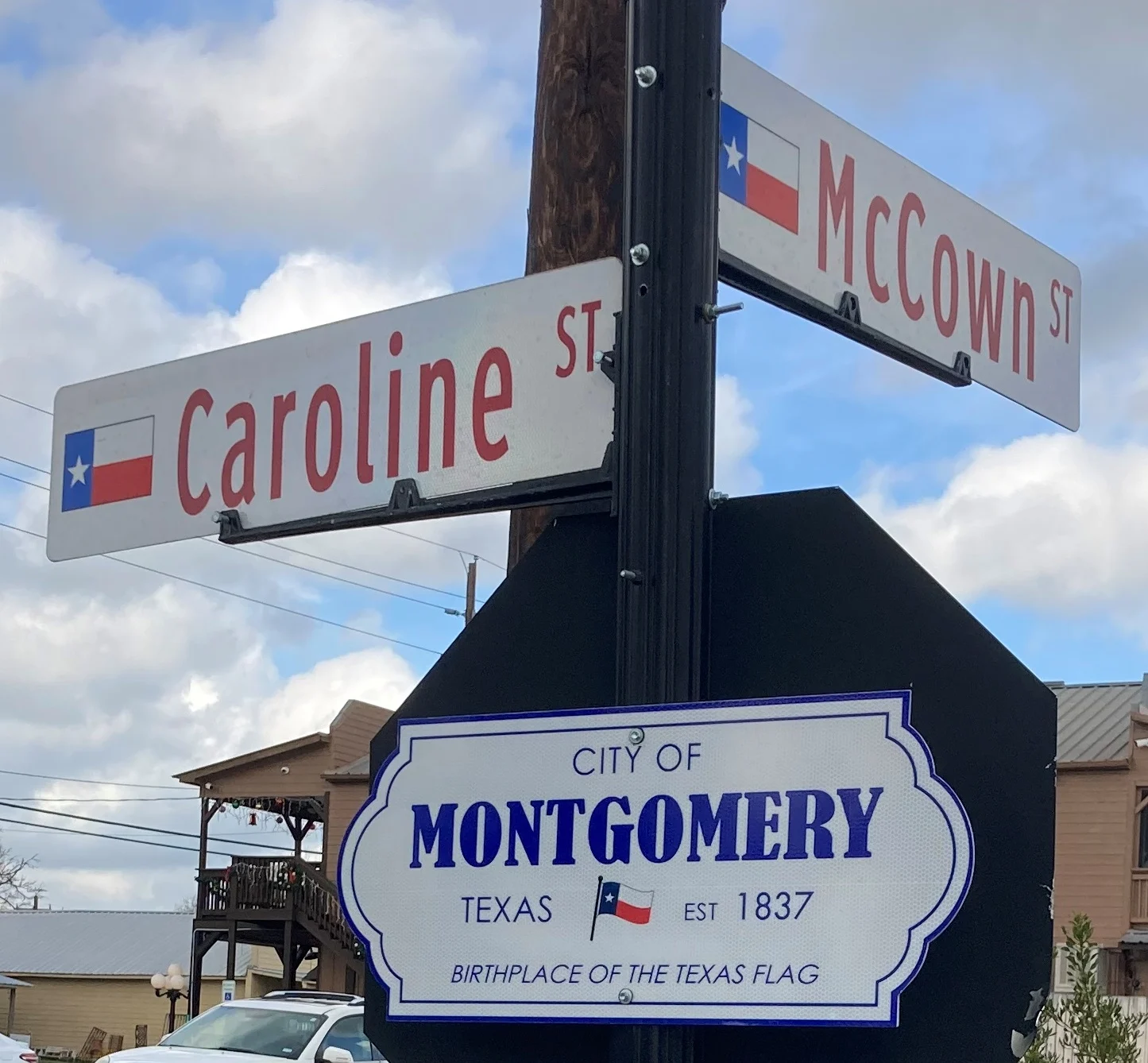 City of Montgomery, Texas sign