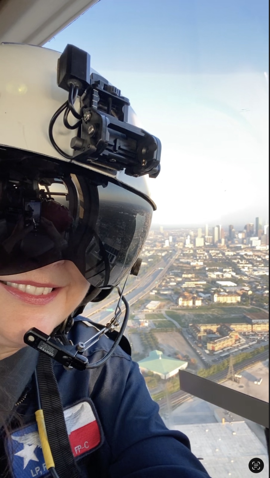 Lisa during her Flight Nurse-Medic career